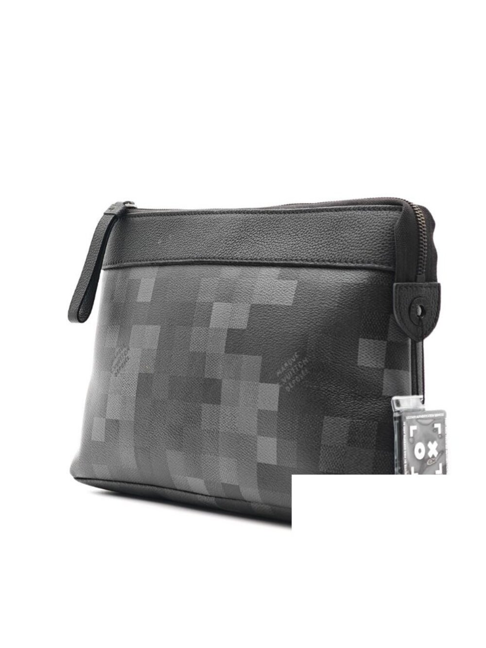Louis Vuitton Pochette Voyage Souple Damoflage Black Clutch